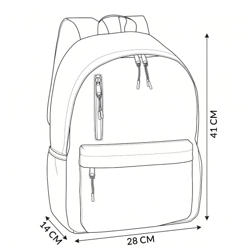 Plecak z miejscem na laptopa 16" ZG1007