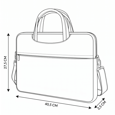 Torba na laptopa damska w kolorowe kwiaty 14,1"  Apollo