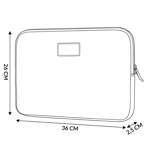 Etui na laptopa 13,3" w kolorowe liście Comet