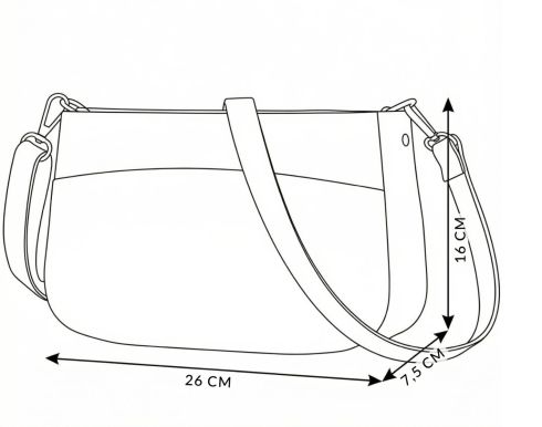Torebka crossbody damska ze skóry ekologicznej Quiet 
