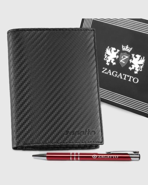 Portfel męski skórzany pionowy Zagatto ZG-N4-F17 RFID Secure