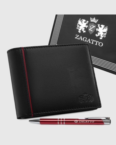 Portfel męski skórzany poziomy Zagatto ZG-N992-F16 - zdjęcie główne