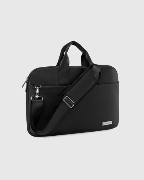 Czarna torba na laptopa 15,6" z uchwytem na walizkę Vega