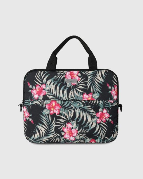 Torba na laptopa 15,6" cali w liście i kwiaty ZG675 Zagatto - zdjęcie od frontu