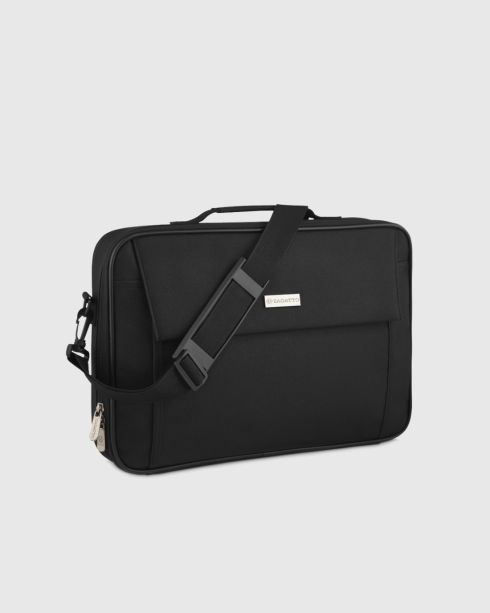 Torba na laptopa 17,3", czarna, usztywniana Zagatto ZG786