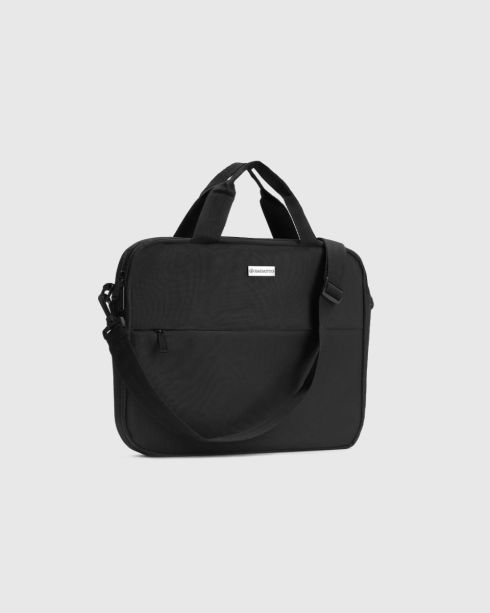 Czarna torba na laptopa 15,6" dwukomorowa Helix