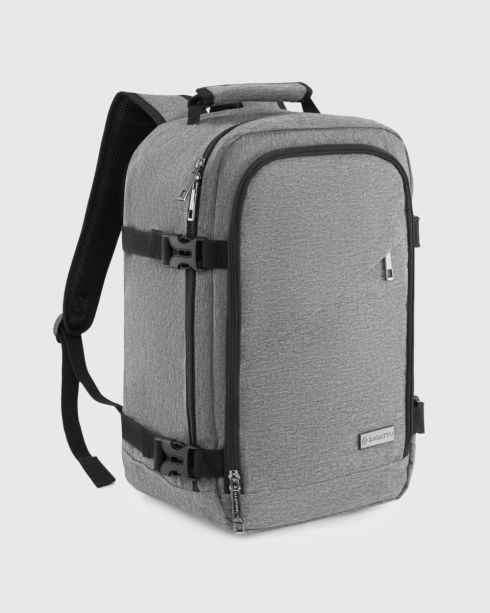Plecak ergonomiczny 40x20x25 bagaż podręczny szary Zurych