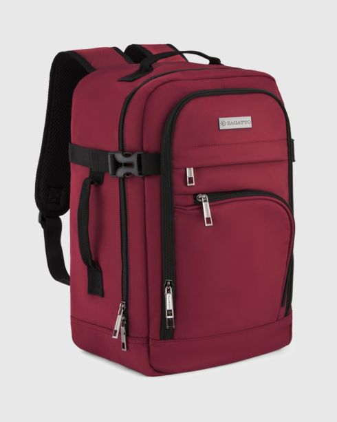 Plecak podróżny 40x20x25 Wizzair bordowy Londyn
