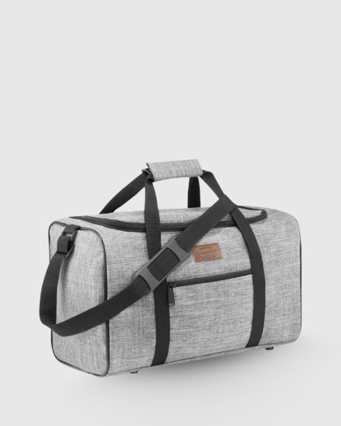 Torba podróżna, szara, 40x20x25, ZG836
