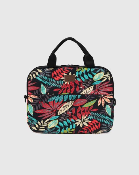 Torba na laptopa damska w kolorowe kwiaty 15,6” Nebula